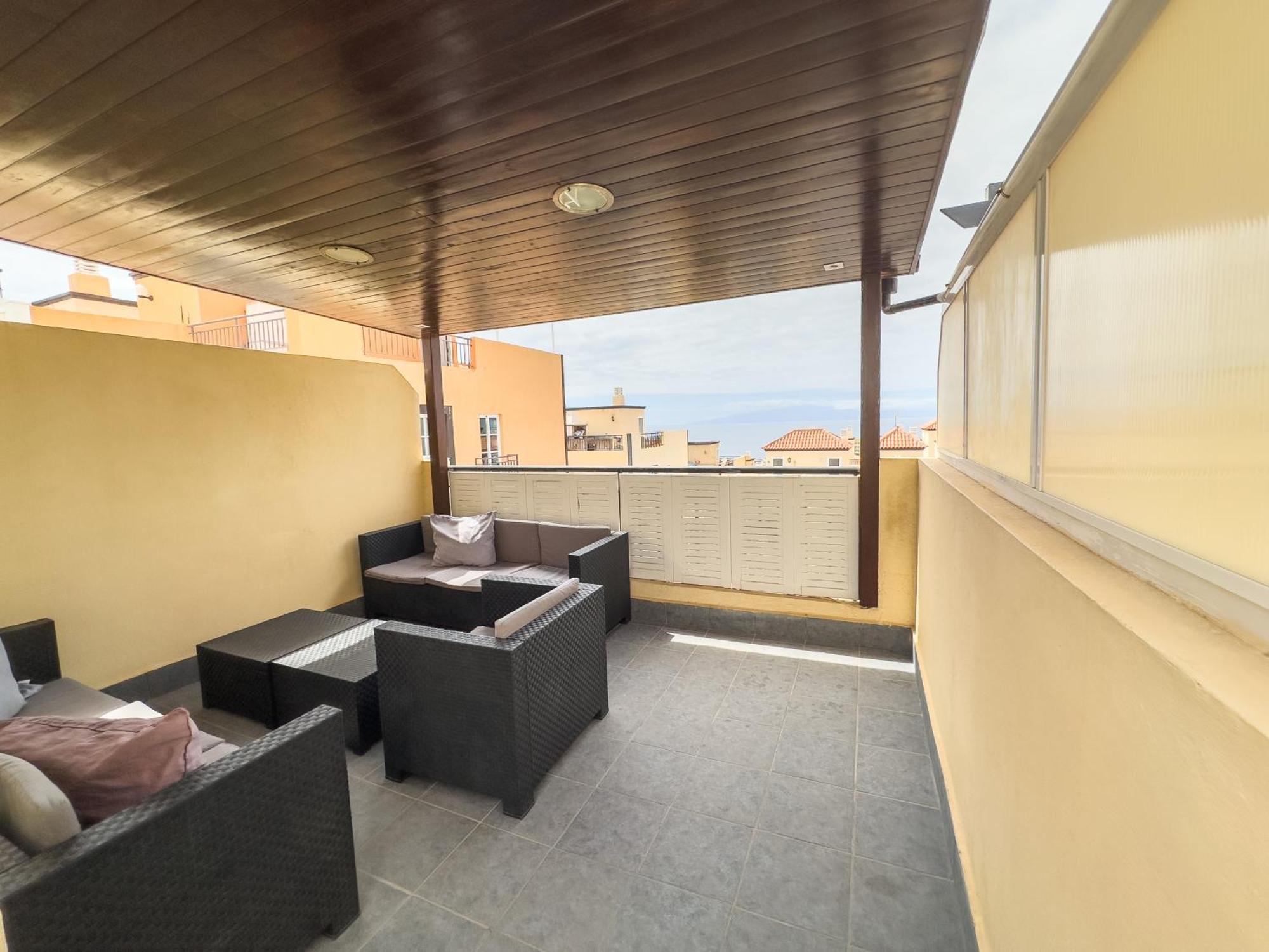 Ocean View 2 Bedroom Roofterrace Apartment In Costa Adeje 卡亚俄萨尔瓦赫 外观 照片